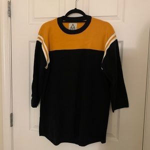 UNIF Black and mustard sweater